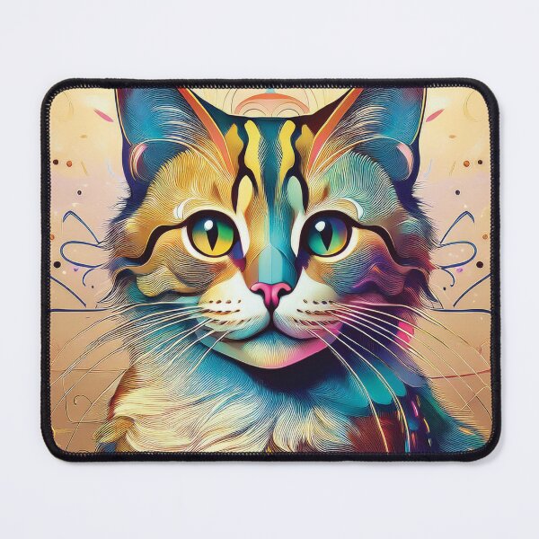 Item preview, Abstract Feline Art designed and sold by MDKey DESIGN.