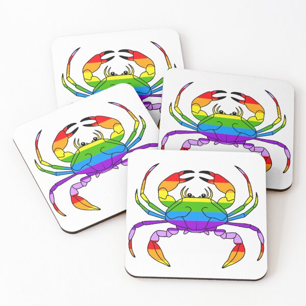 Item preview, Funny Rainbow Crab  designed and sold by Sartoris Art.