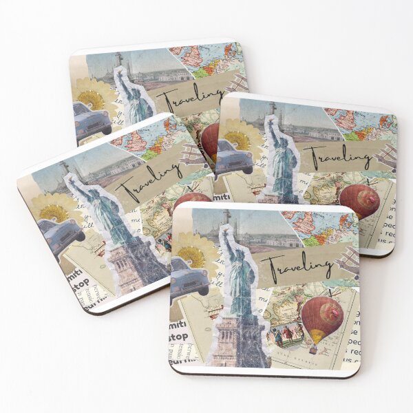 Item preview, Traveling | Scrapbook Journal | pinterest aesthetic designed and sold by WarmlyArts.
