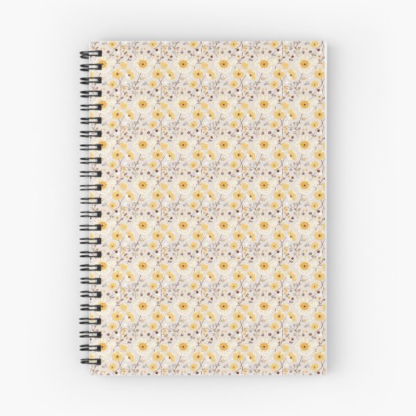 Item preview, Yellow and Cream Flowers on Beige designed and sold by FlowerMeFlorals.
