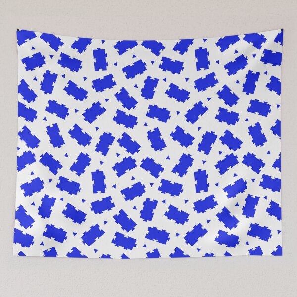 Item preview, Jigsaw blue, on white design designed and sold by TerenceLacey.