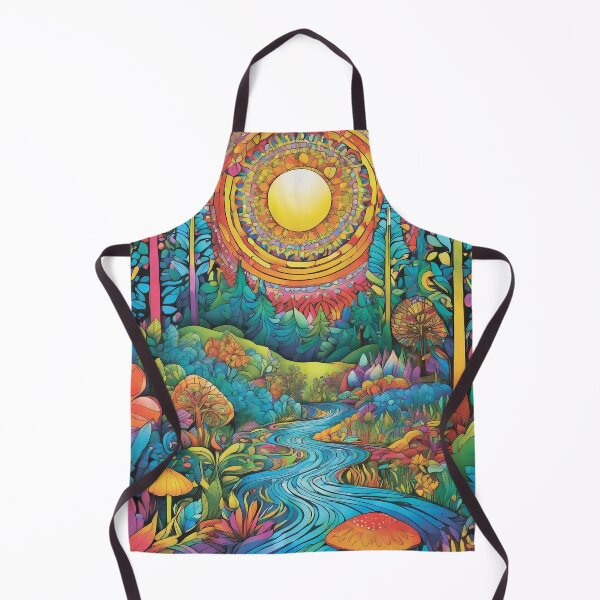 Item preview, A beautiful colorful forest full of mushrooms. designed and sold by MagelliShop.