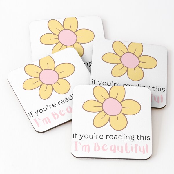 Item preview, QUOTE if you're reading this I'm Beautiful designed and sold by fairiesandtales.
