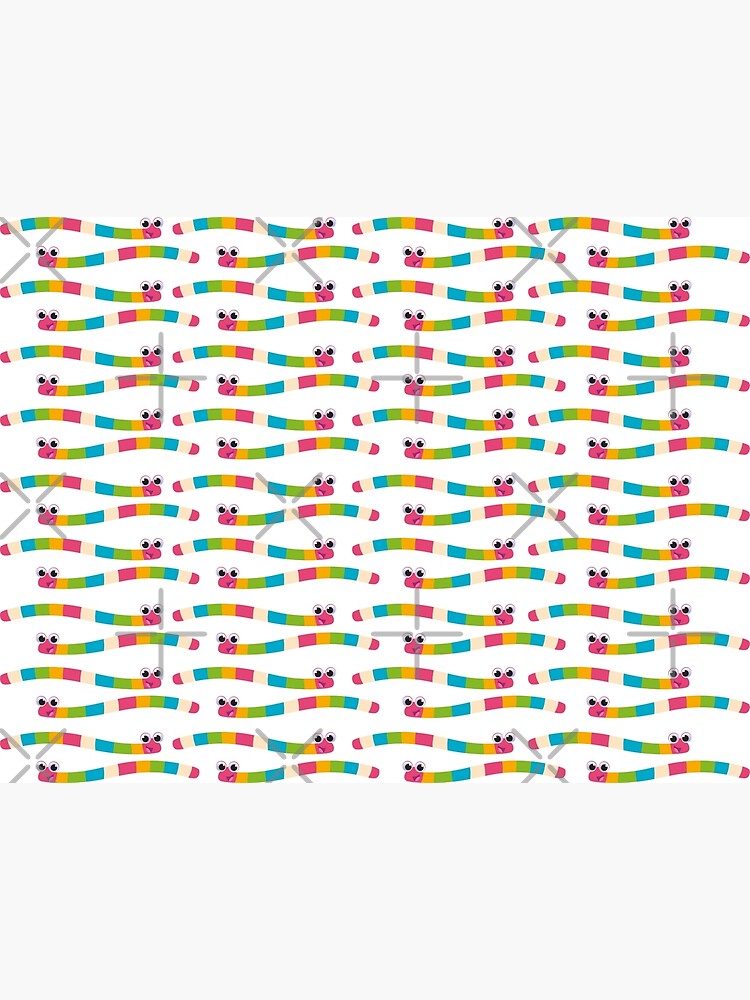colourful worms for children by duxpavlic