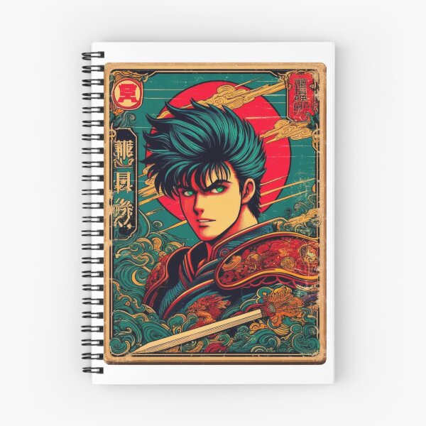 Item preview, Anime Samurai Warrior - Retro Japanese Manga Art designed and sold by CALIMASHIRTS.