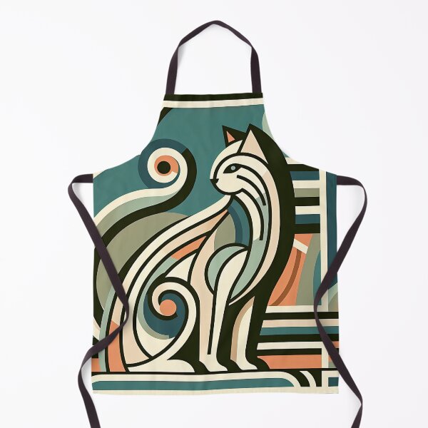 Item preview, Art Deco Cat Elegance designed and sold by JoeysPODShop.