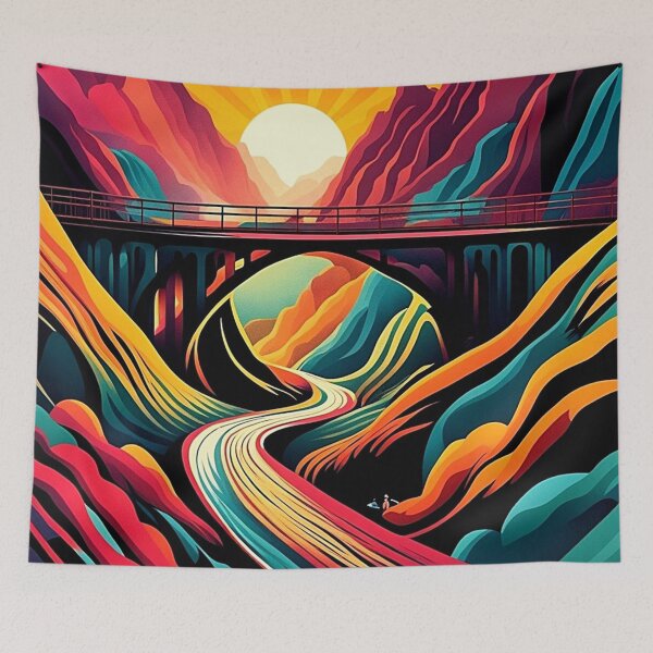 Item preview, Bridge over ravine 1 designed and sold by George Hutton Hunter.