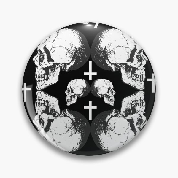 Item preview, Skulls N Crosses On Black designed and sold by Haunted Moon.