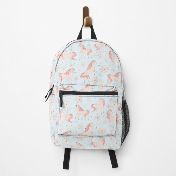 Item preview, Prancing Pastel Unicorns Blue designed and sold by HematiteDesign.