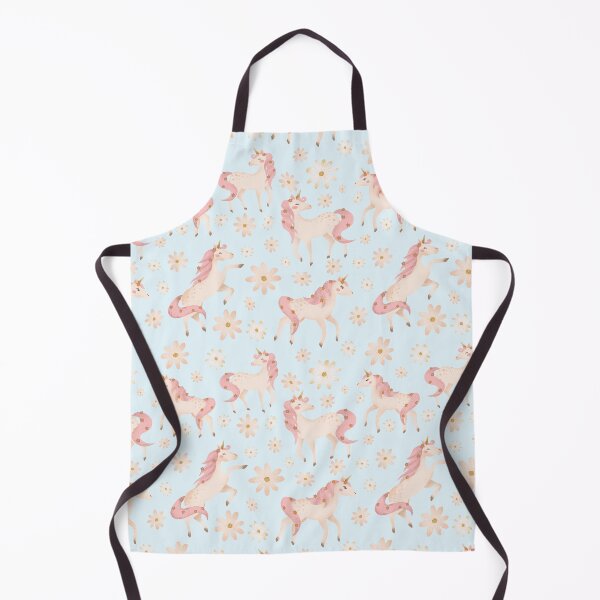 Item preview, Prancing Pastel Unicorns Blue designed and sold by HematiteDesign.