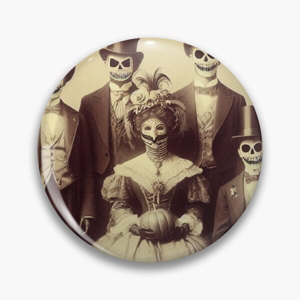 Item preview, Eerie Assembly of Dapper Ghosts Celebrating Halloween designed and sold by freackly.