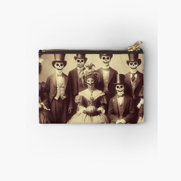 Item preview, Eerie Assembly of Dapper Ghosts Celebrating Halloween designed and sold by freackly.
