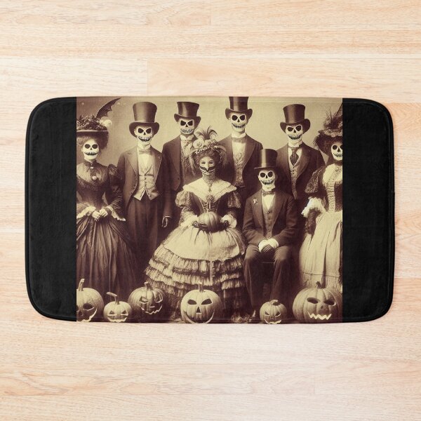 Item preview, Eerie Assembly of Dapper Ghosts Celebrating Halloween designed and sold by freackly.