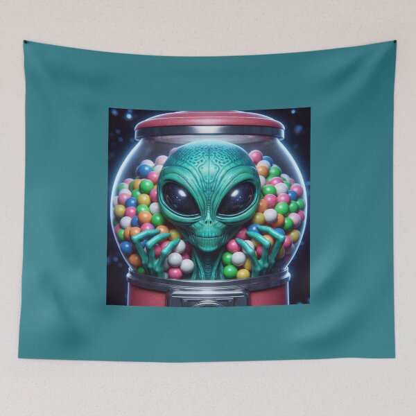 Item preview, Little Aliens Love Bubblegum designed and sold by Halifaxartguy.