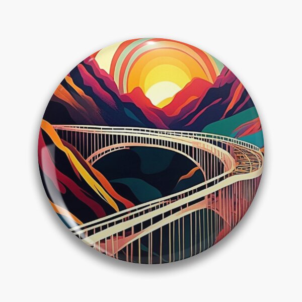 Item preview, Bridge over ravine 3 designed and sold by George Hutton Hunter.