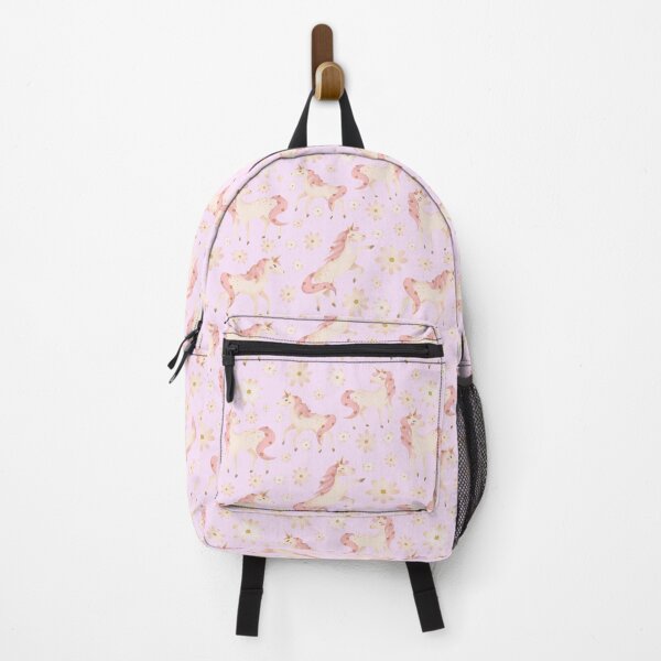 Item preview, Prancing Pastel Unicorns Pink designed and sold by HematiteDesign.