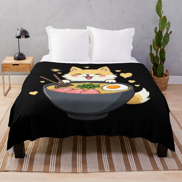 Item preview, Corgi Eating Ramen Kawaii Noodles designed and sold by ArtFromBeyond.