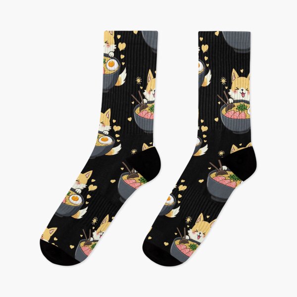 Item preview, Corgi Eating Ramen Kawaii Noodles designed and sold by ArtFromBeyond.