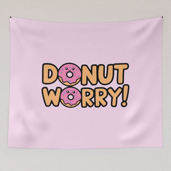 Item preview, Donut Worry! Cute Donut Puns designed and sold by PMCreative.
