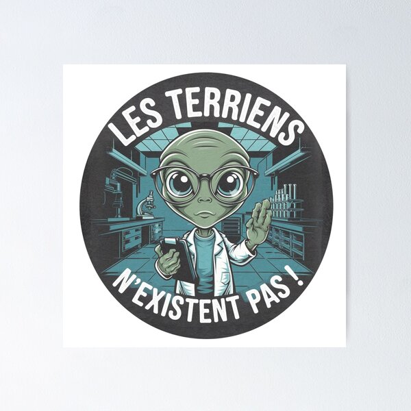 Item preview, Alien Earthlings do not exist! designed and sold by Lgames.
