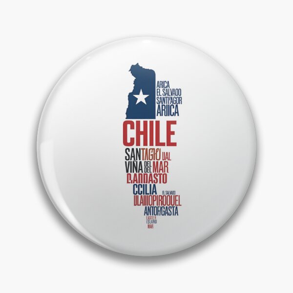 Item preview, Exploring Chile - Map(1) designed and sold by wanderenergi.