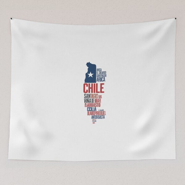 Item preview, Exploring Chile - Map(1) designed and sold by wanderenergi.