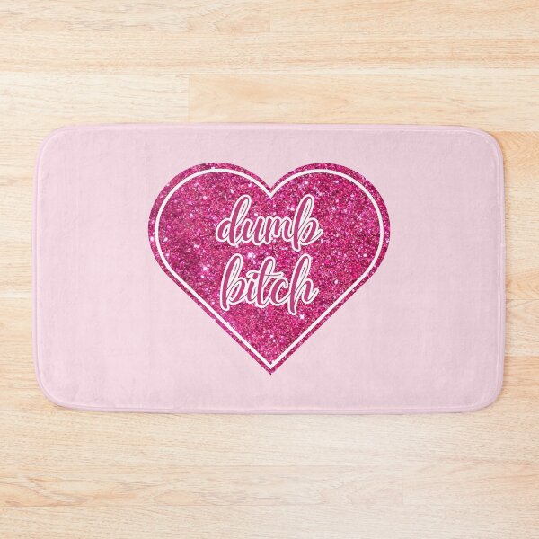 Item preview, Dumb Bitch | Hot Pink Glitter Heart designed and sold by KinkShoppe.