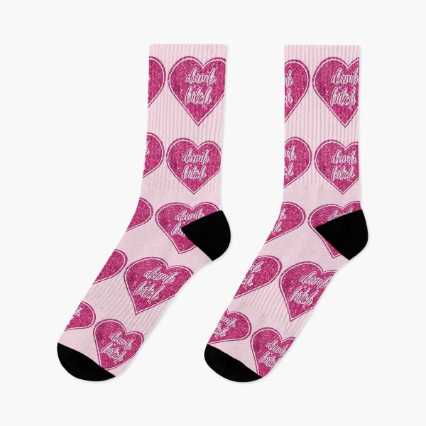 Item preview, Dumb Bitch | Hot Pink Glitter Heart designed and sold by KinkShoppe.