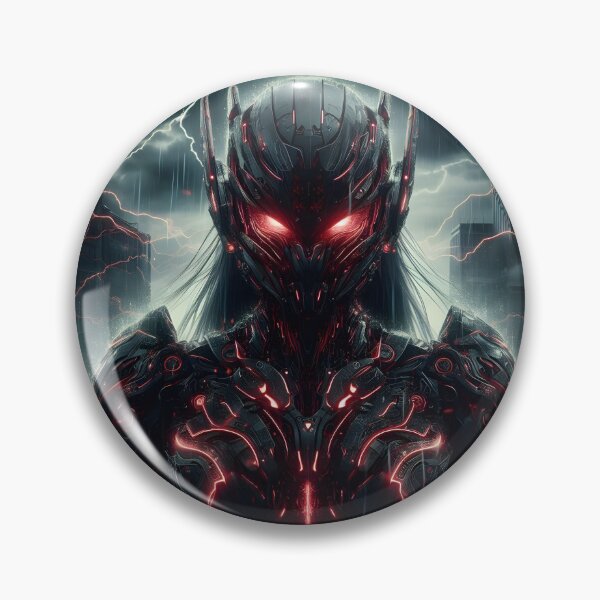 Item preview, Ninja Girl Cyberpunk designed and sold by GalleryBrisArt.