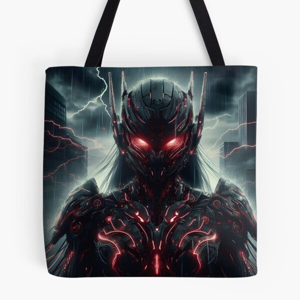 Item preview, Ninja Girl Cyberpunk designed and sold by GalleryBrisArt.