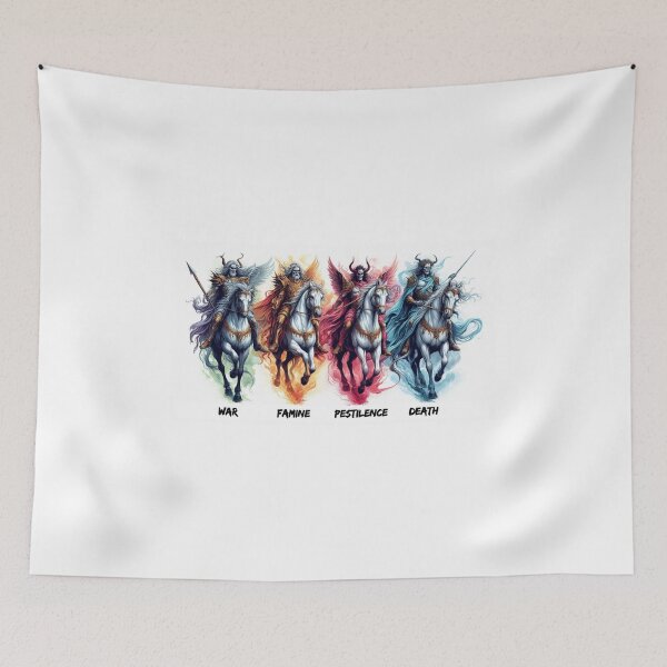 Item preview, Four Horsemen of the Apocalypse designed and sold by Halifaxartguy.