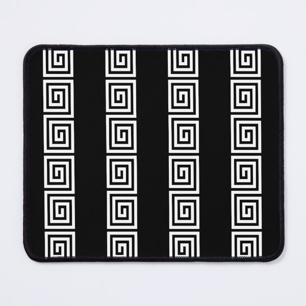 Item preview, Greek Key Stripes Black & White designed and sold by tonymagnerart.