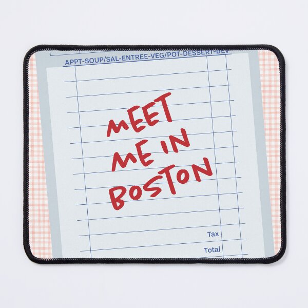 Item preview, Meet Me In Boston Poster designed and sold by jacquehenderson.