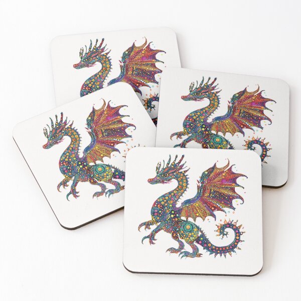 Item preview,   Happy Dot Day Dragon Colorful Teacher students kids Divine animals. designed and sold by DigitalArtByNow.