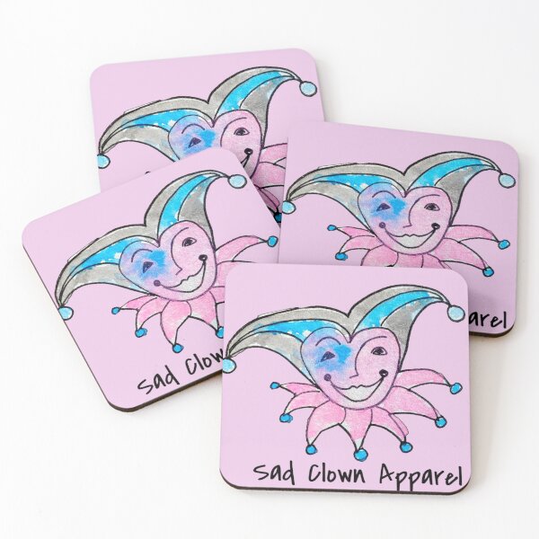Item preview, Cotton candy clown mime design  designed and sold by Alicia Perrelli.