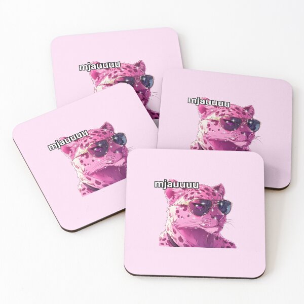 Item preview, Pink jaguar alpha female anime style meme quote  designed and sold by pinkuardesign.