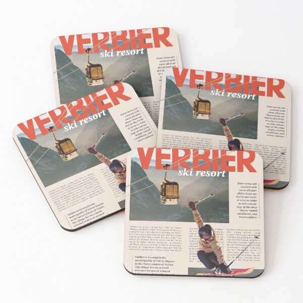 Item preview, Verbier Ski Poster designed and sold by jacquehenderson.