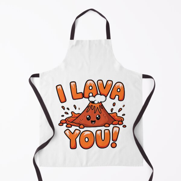 Item preview, I Lava You! Kawaii Volcano Pun designed and sold by PMCreative.