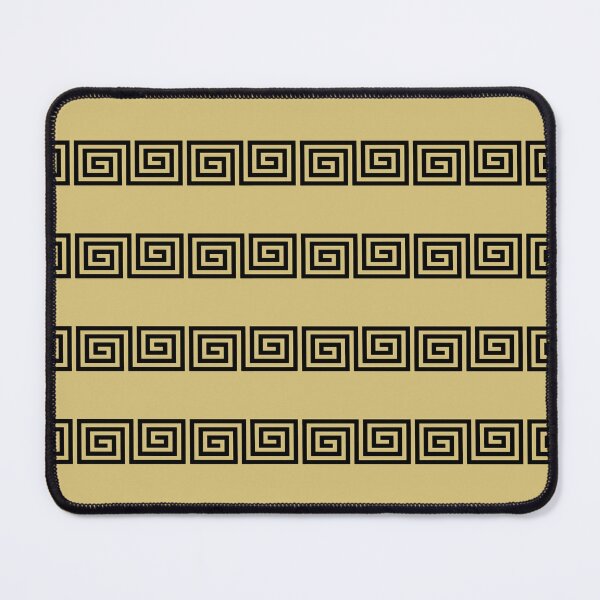 Item preview, Greek Key Stripes Black & Gold designed and sold by tonymagnerart.