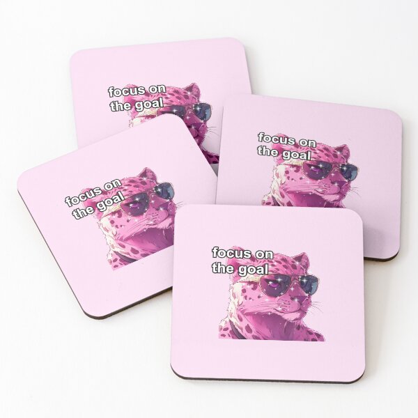 Item preview, Pink jaguar alpha female anime style meme quote  designed and sold by pinkuardesign.