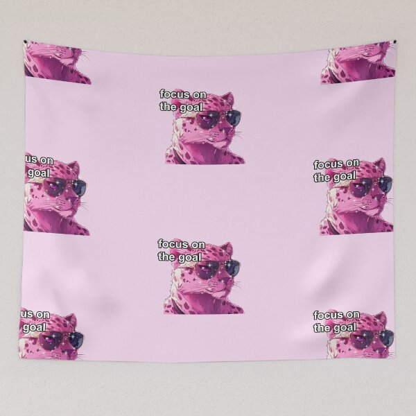 Item preview, Pink jaguar alpha female anime style meme quote  designed and sold by pinkuardesign.