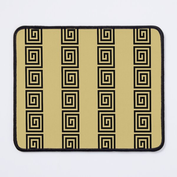 Item preview, Greek Key Stripes Black & Gold designed and sold by tonymagnerart.