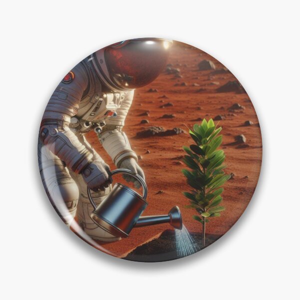 Item preview, ASTRONAUT GARDENING ON MARS designed and sold by DigitalShop2024.