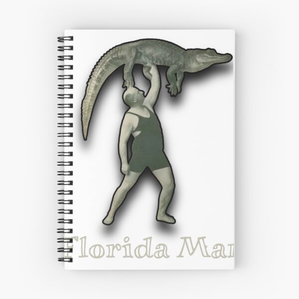 Item preview, Florida man weightlifting gator design  designed and sold by Alicia Perrelli.