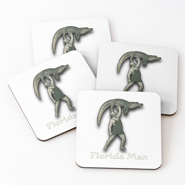 Item preview, Florida man weightlifting gator design  designed and sold by Alicia Perrelli.