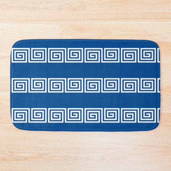 Item preview, Greek Key Stripes & White designed and sold by tonymagnerart.
