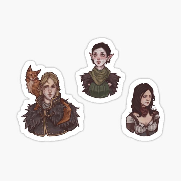 Aperçu de l'œuvre DA 2 Mages | Anders, Merrill, Bethany créée et vendue par keyvei.