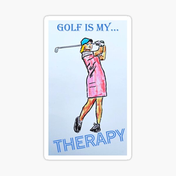 Item preview, Golf Girl Therapy  designed and sold by SJHorsfall.