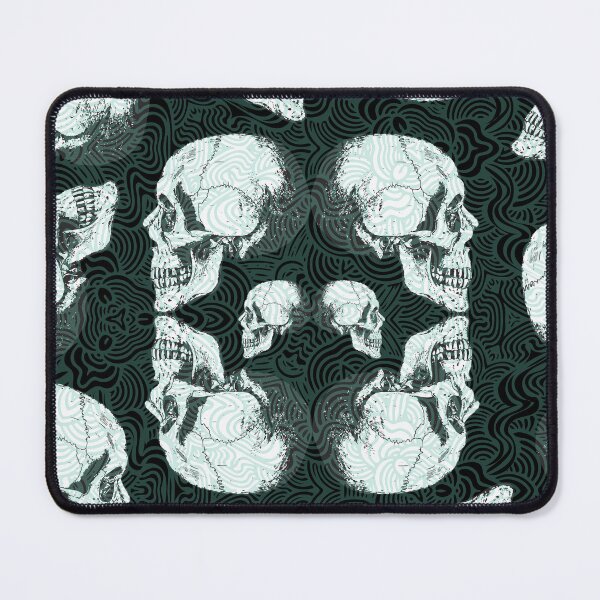Item preview, Copy of Trippy Skulls Green designed and sold by Haunted Moon.