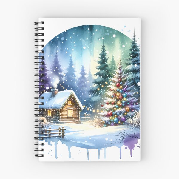 Item preview, Winter Cabin Wonderland Digital Artwork designed and sold by JoeysPODShop.